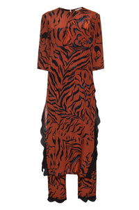 Sonia Dress Tiger Print