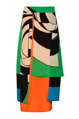 Modernist panel skirt