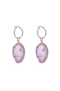 Lilac Small Artsy Earrings
