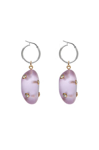 Lilac Small Artsy Earrings