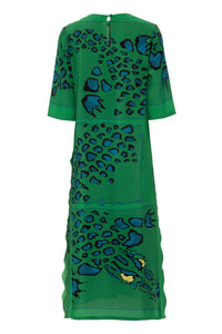 Sonia Dress Green Jacaré