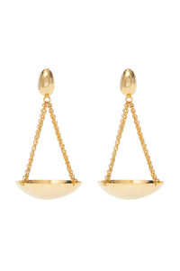 Gold Scale Earrings